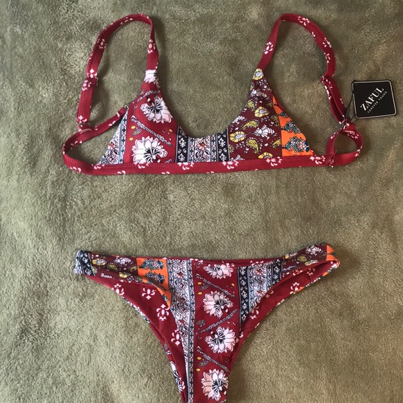 Zaful Other - Zaful patterned bikini